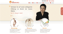 Desktop Screenshot of dr-kamilli.de